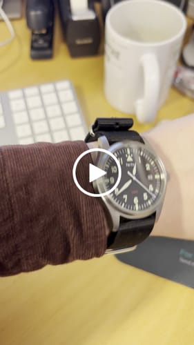 Customer video review of Far-Far Klassisk Pilotklokke Sort