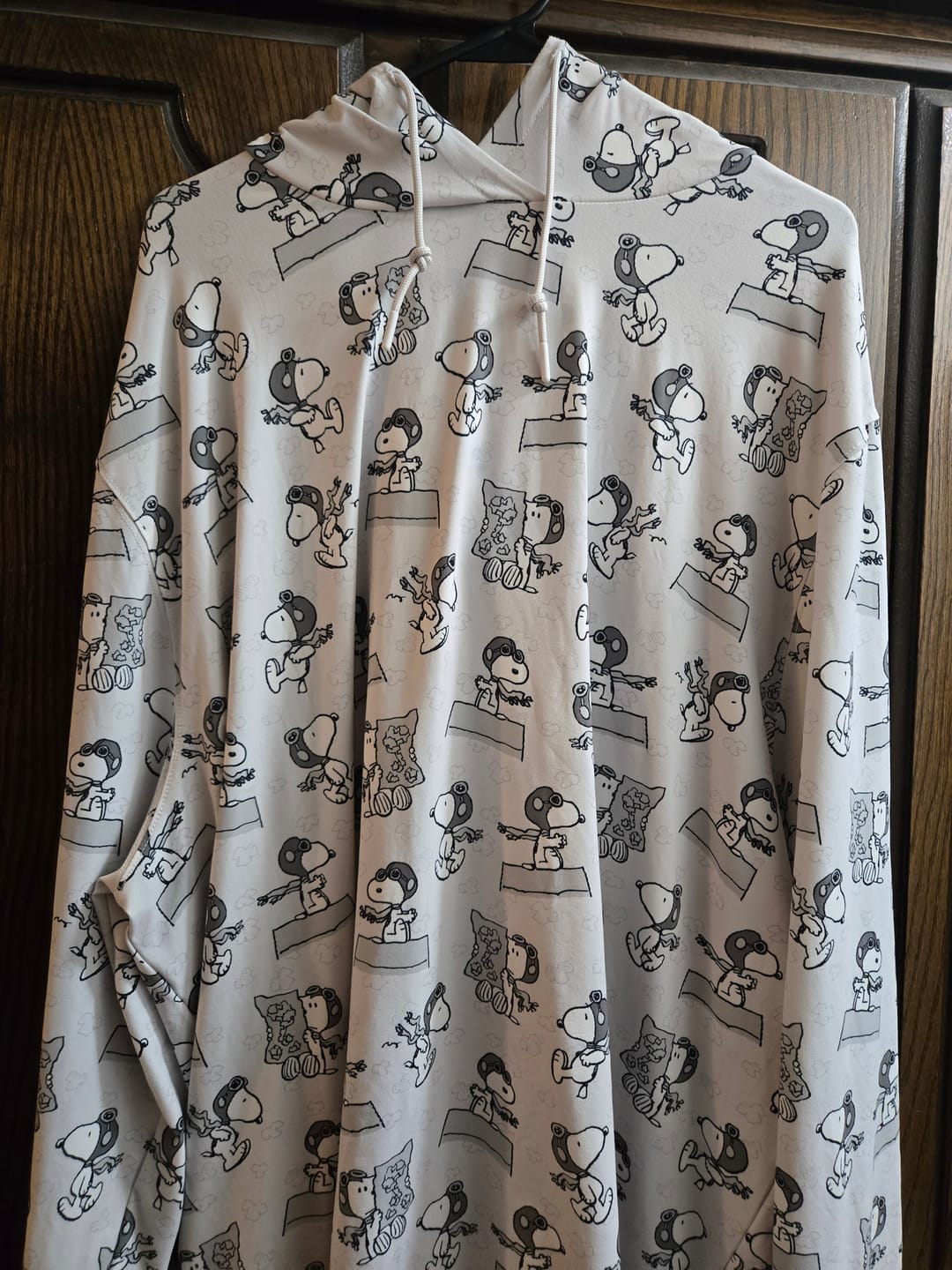 Customer photo review of Peanuts "The Flying Ace" – Performance Hoodie