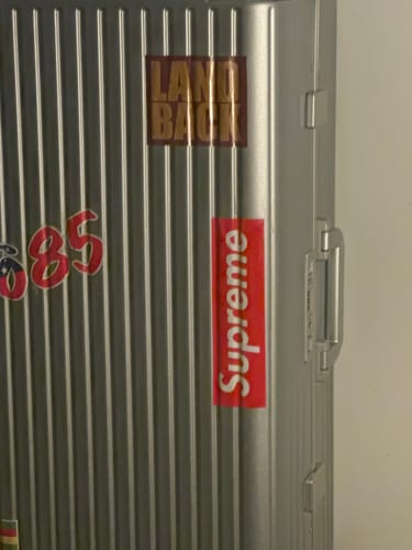 Customer photo review of Supreme Box Logo Sticker