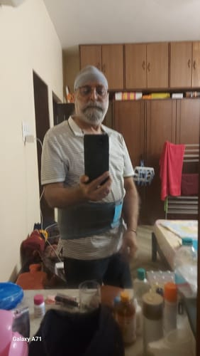 Customer photo review of Lumboset Belt (Basic) - Mild Support | Provides Support to the  Back | Relief from Back & Abdomen Pain (Black)