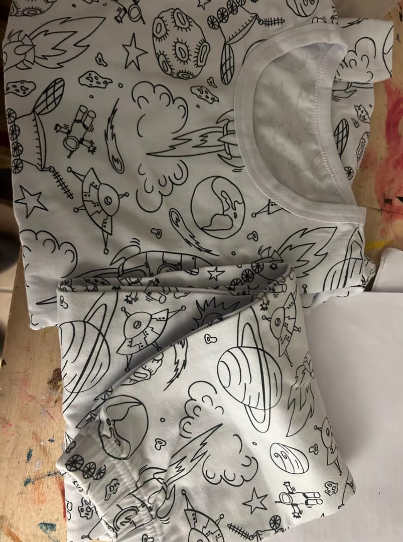 Customer photo review of Kreativer Kinderpyjama – DreamArt