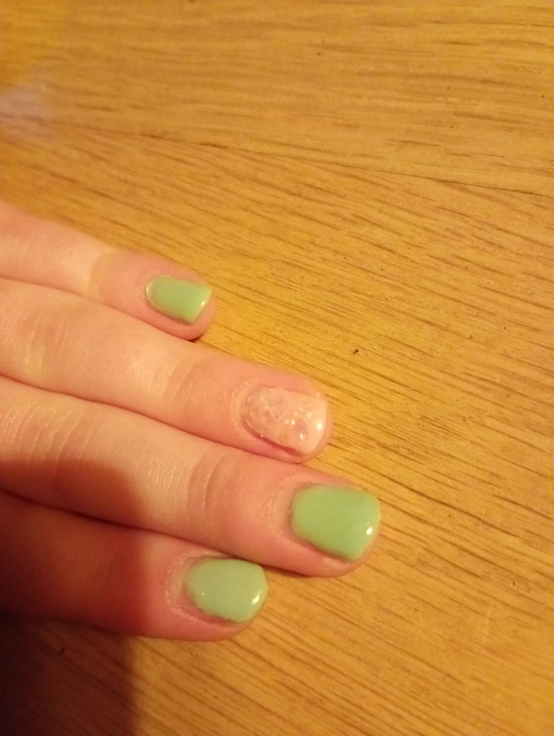 Customer photo review of Mermaid Dipping Powder