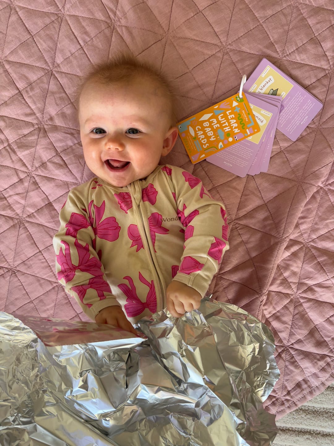 Customer photo review of Learn with Me - Baby Cards
