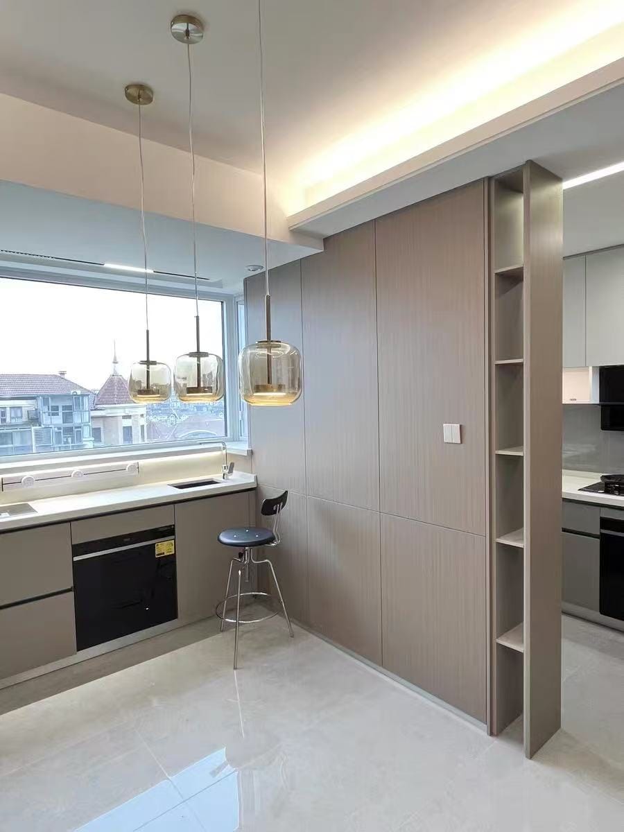 Customer photo review of WOMO Drum Blown Glass Pendant Light-WM2145