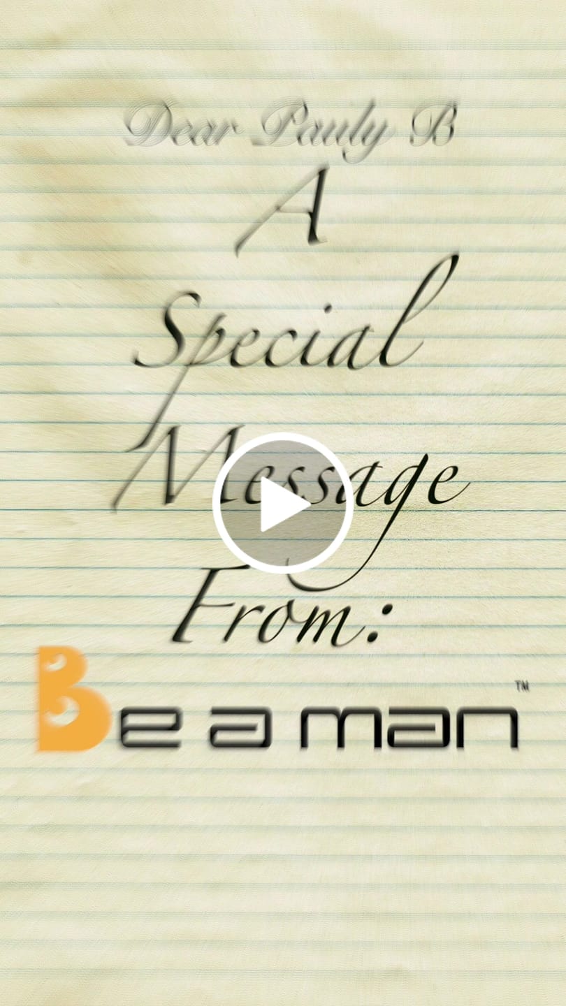 Customer video review of Personalized Be A Man Reel