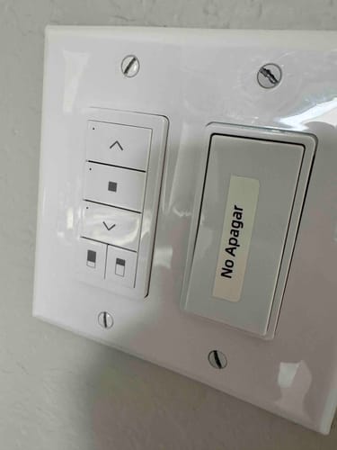 Customer photo review of TapTech Single/5-Channel Remote Wall Switch