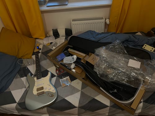 Customer photo review of Donner DST-152 E-Gitarre Einsteiger Set ST Type 39 Zoll