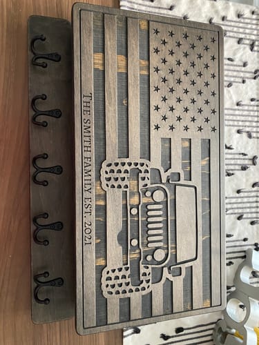 Customer photo review of PERSONALIZABLE JEEP