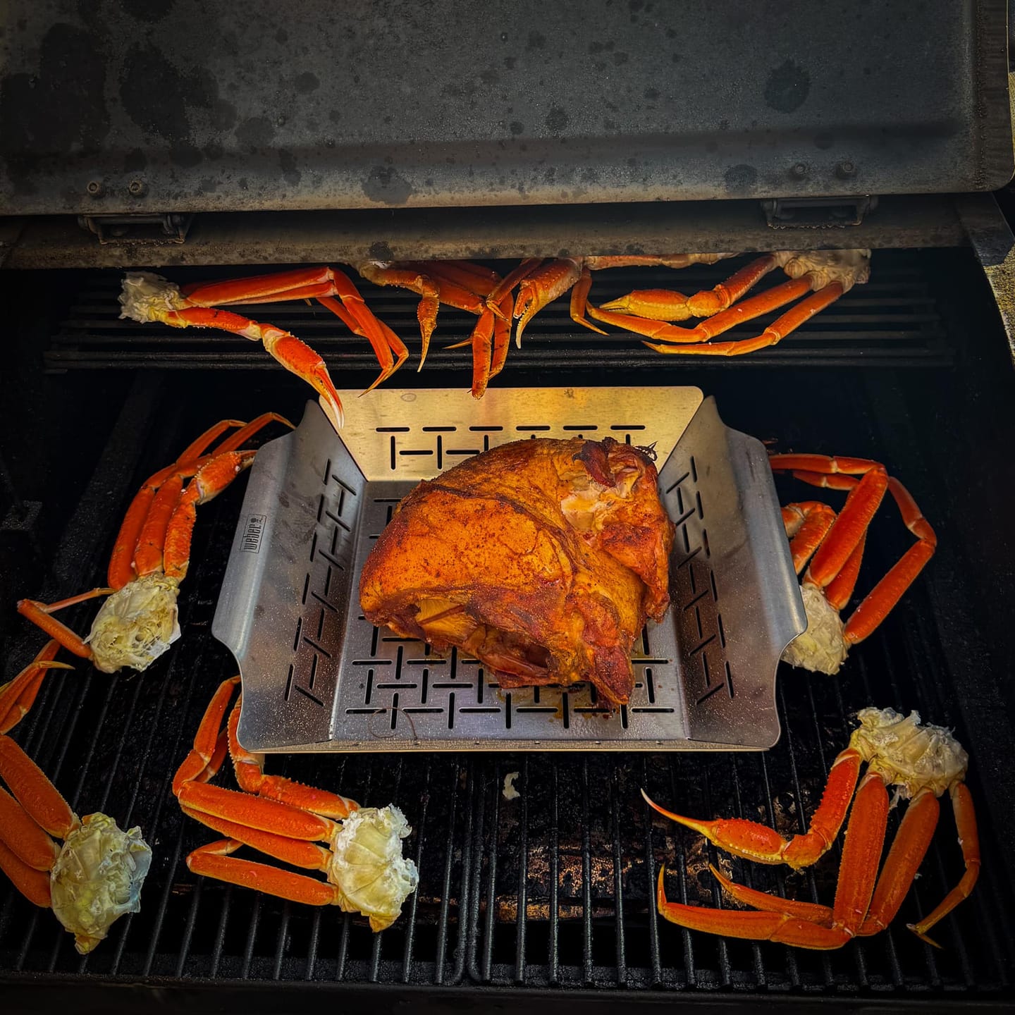 Customer photo review of Whiskey Peach BBQ Sauce