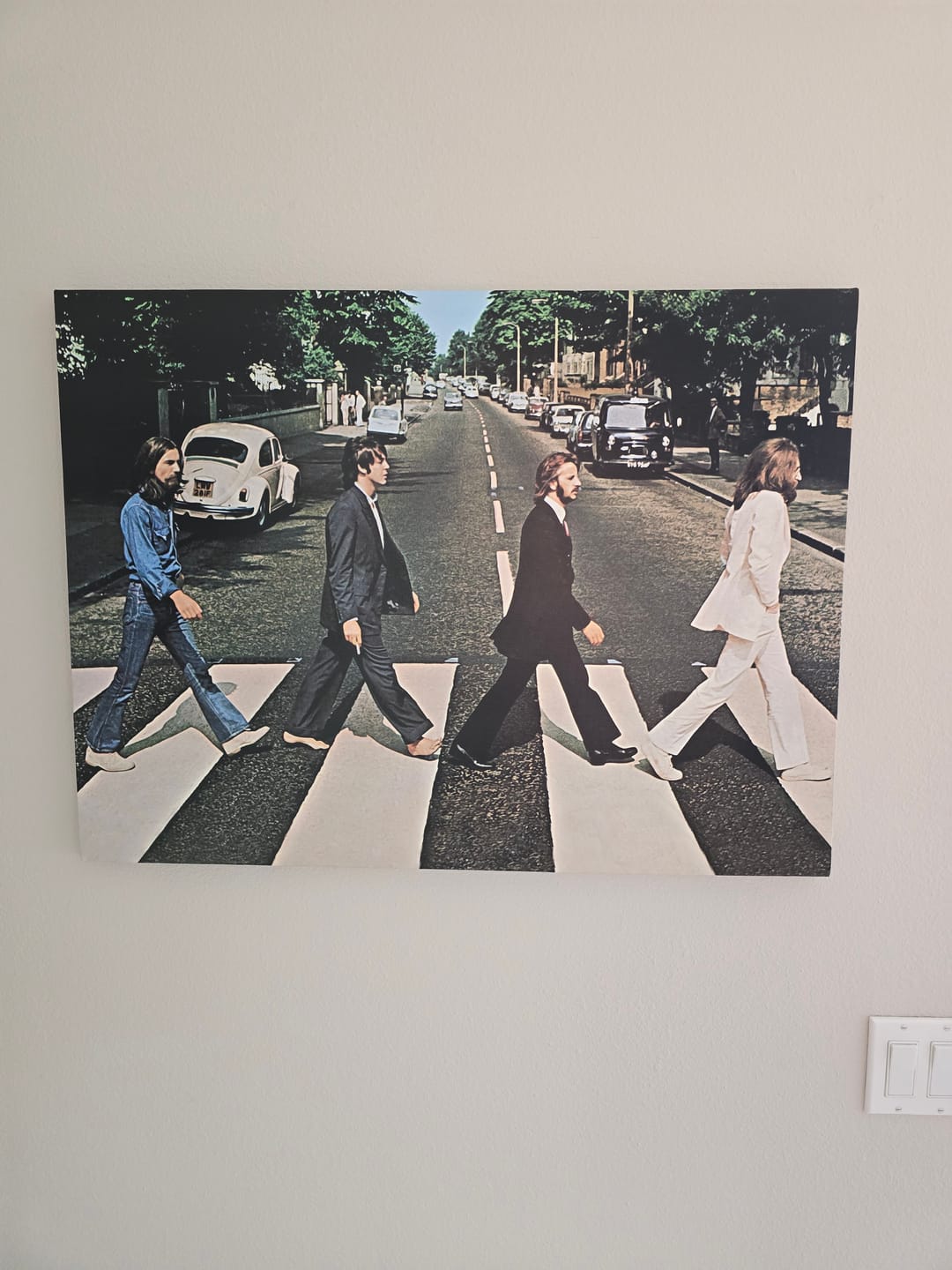 Customer photo review of Abbey Road Wall Art