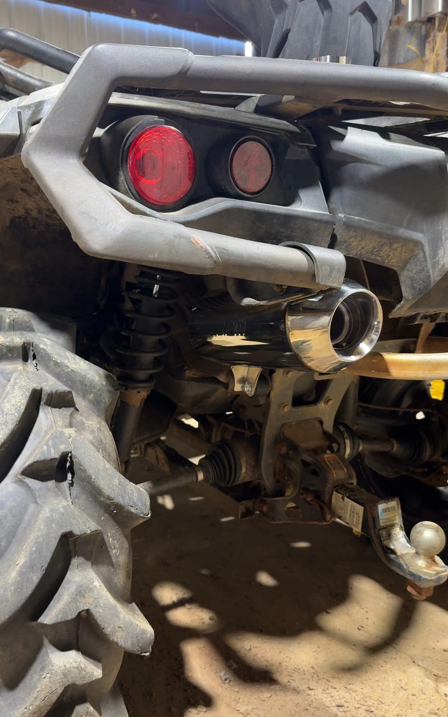 Customer photo review of RPM Can-Am Outlander Sport Muffler 2013-2024 1000R/800R/650/570/500