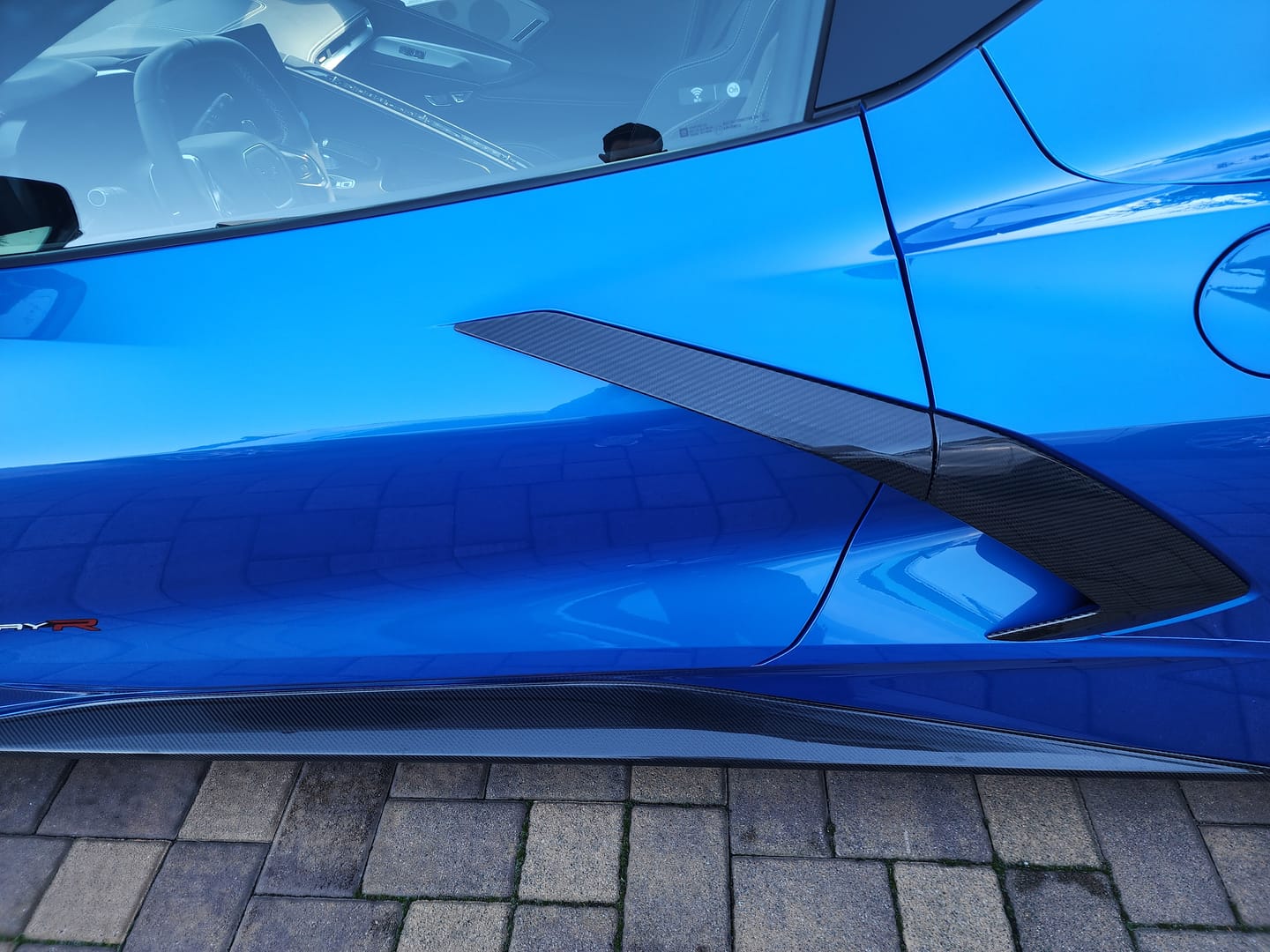 Customer photo review of Corvette C8 EOS Performance Side Skirts