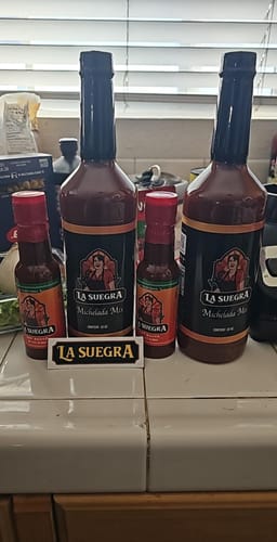 Customer photo review of La Suegra Michelada Mix