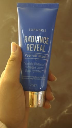 Customer photo review of Radiance Reveal Peel-Off Mask