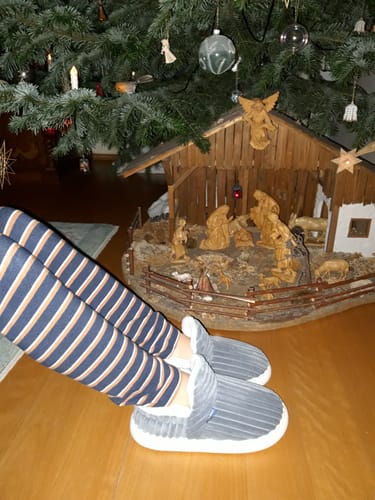 Customer photo review of Pantoletti - Plüschli // Plüsch-Hausschuh