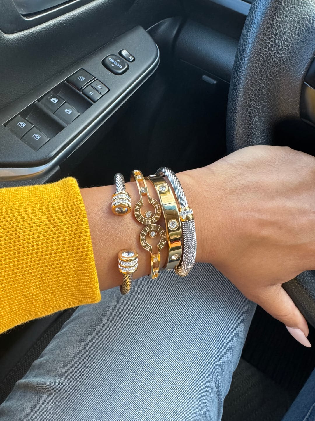 Customer photo review of Ana Lucia Bracelet Stack