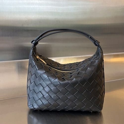 Customer photo review of Mica Mini Woven Bag