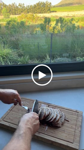 Customer video review of BraaiPlank™ Hammer Forged Butcher Knife