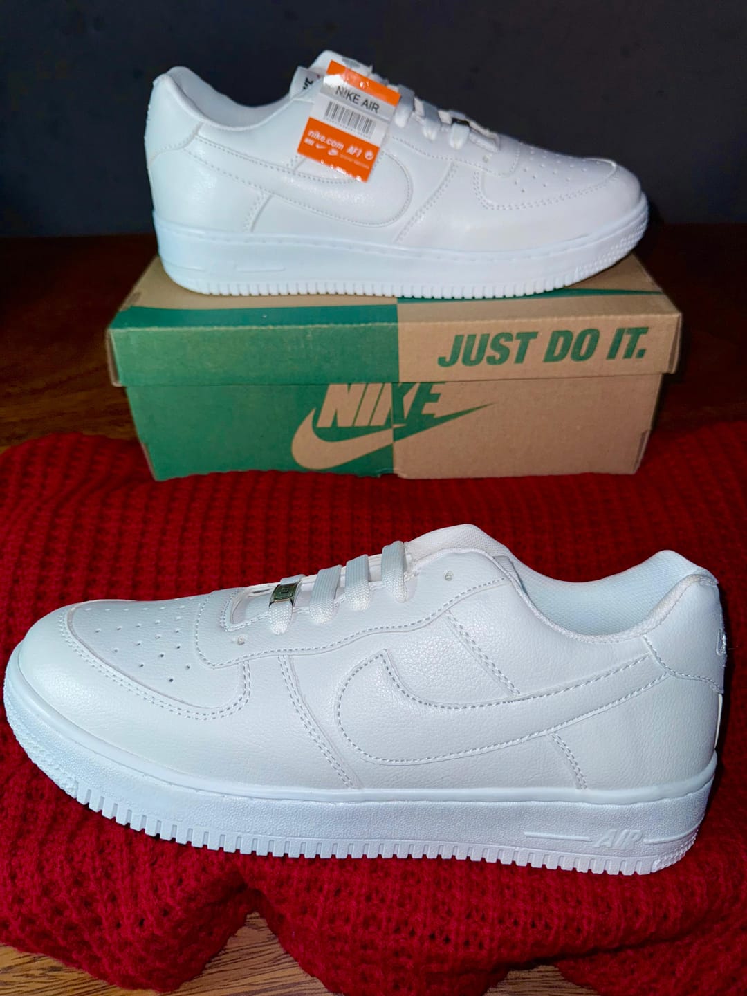 Customer photo review of Paq 6 Pares Tenis 270 Blanco Total 25/28.5