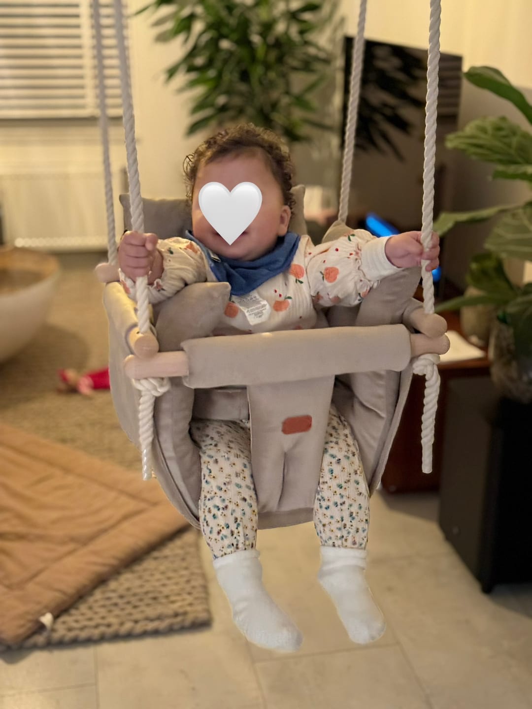 Customer photo review of Premium Beige Schaukel