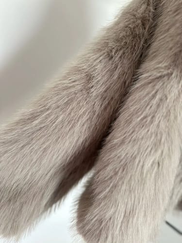 Customer photo review of Jenna Faux Fur Coat