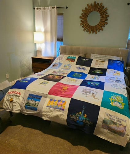 Customer photo review of Classic T-Shirt Blanket