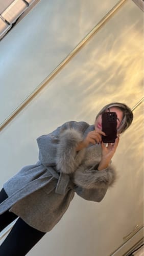 Customer photo review of Grace Faux Fur Coat