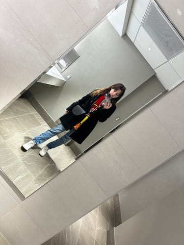 Customer photo review of Minimal Half Moon Crossbody
