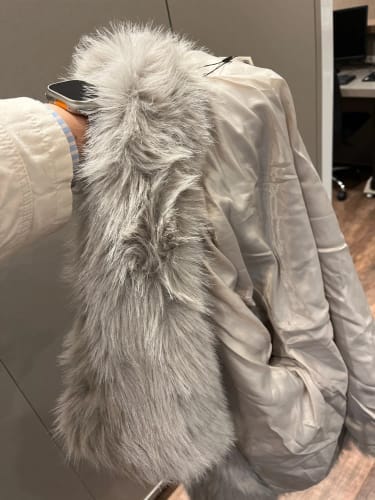 Customer photo review of Jenna Faux Fur Coat