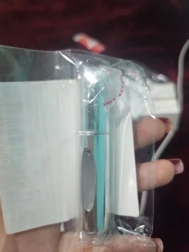 Customer photo review of Aluminum Portable Refillable Perfume Bottle With Atomizer Spray 5ml Capacity — Pink | KIMLUD