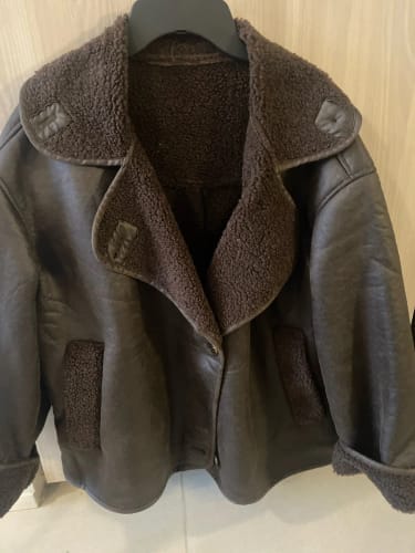 Customer photo review of Laila Faux Leather Jacket