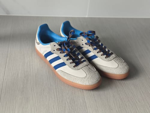 Customer photo review of Adidas x Wales Bonner Samba "Wonder Clay Royal Blue"