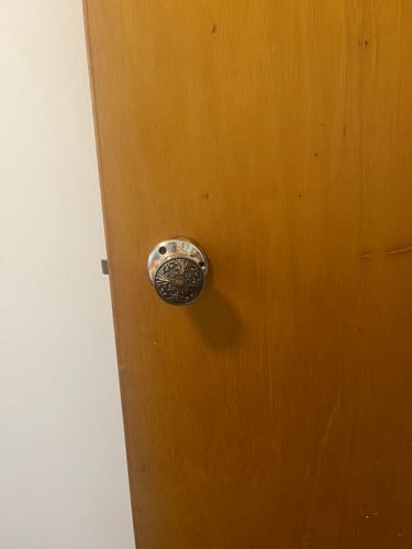 Customer photo review of Retro door knob bronze/copper made in nz Each