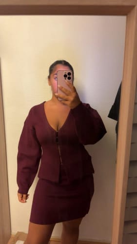 Customer photo review of Cathy Knit Set
