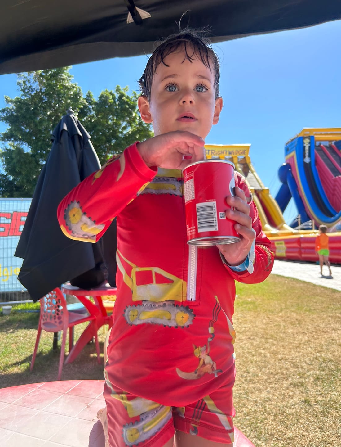 Customer photo review of PREORDER Crane Kangaroo Unisex Long Sleeve Zip Swimmers (Ships w/c 29th July)