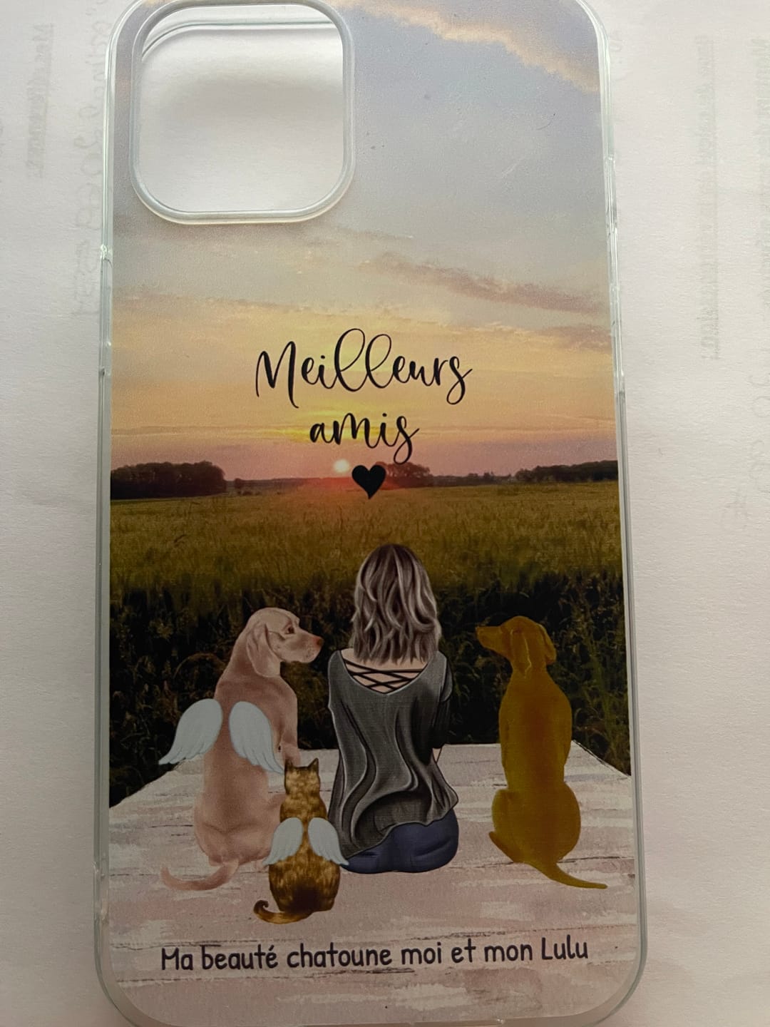 Customer photo review of Meilleurs amis - Coque de téléphone personnalisée