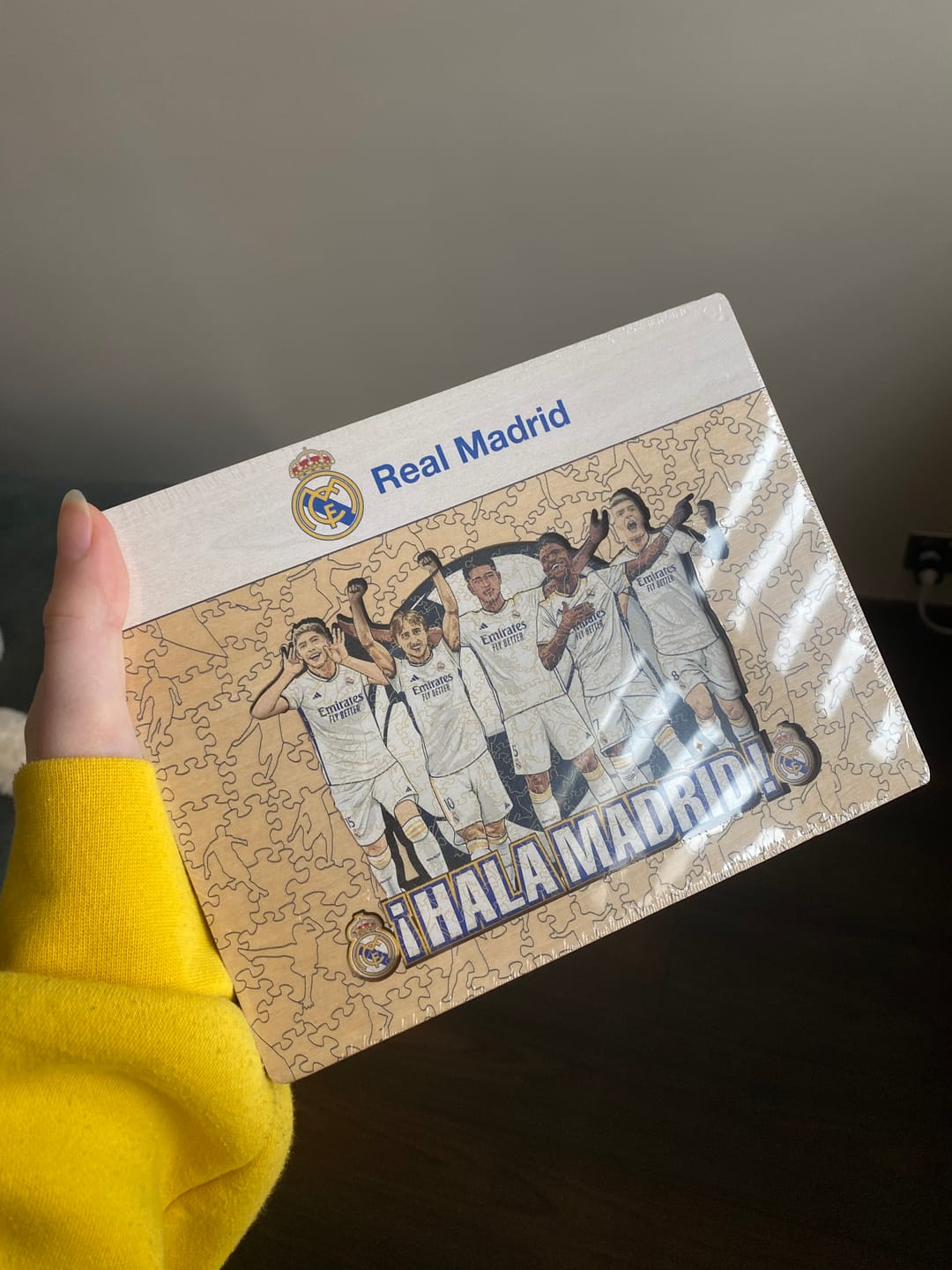 Customer photo review of Real Madrid CF® 5 Players - Wooden Puzzle