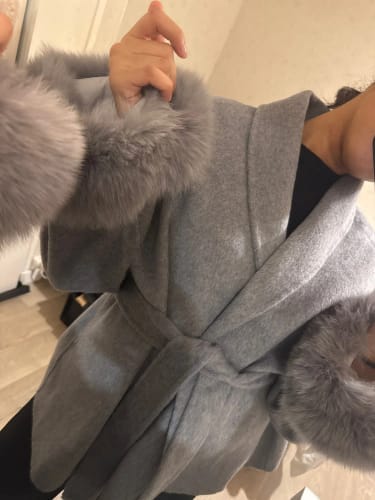 Customer photo review of Grace Faux Fur Coat