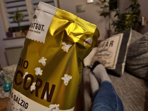Customer photo review of Bio Popcorn Süß-Salzig