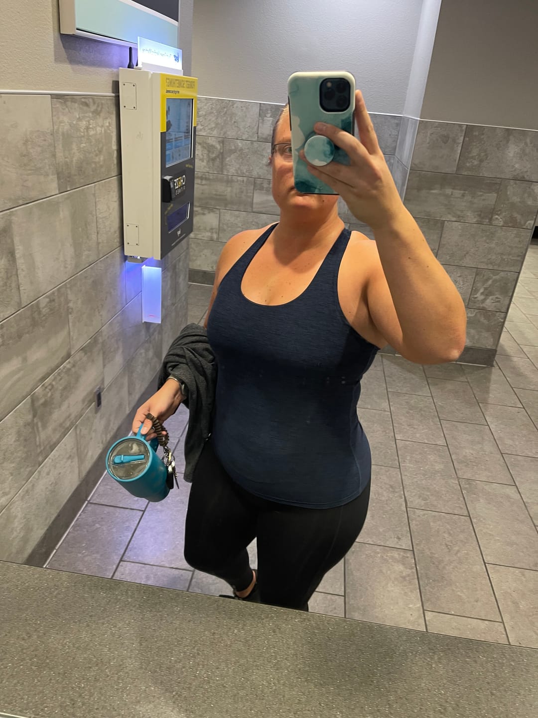 Customer photo review of Dream Racerback Tank | Black