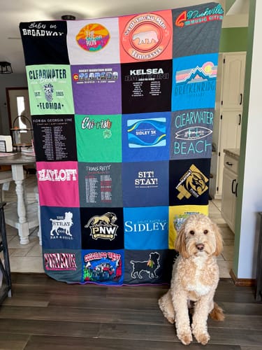 Customer photo review of T Shirt Quilt by Project Repat
