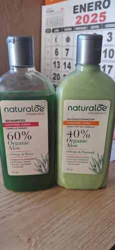 Customer photo review of Set Shampoo Control Caida Normal a Graso + Acondicionador 350ml