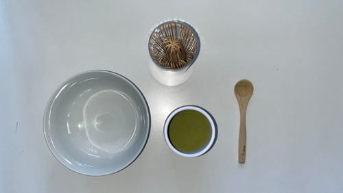 Customer photo review of Té Matcha Premium Mango