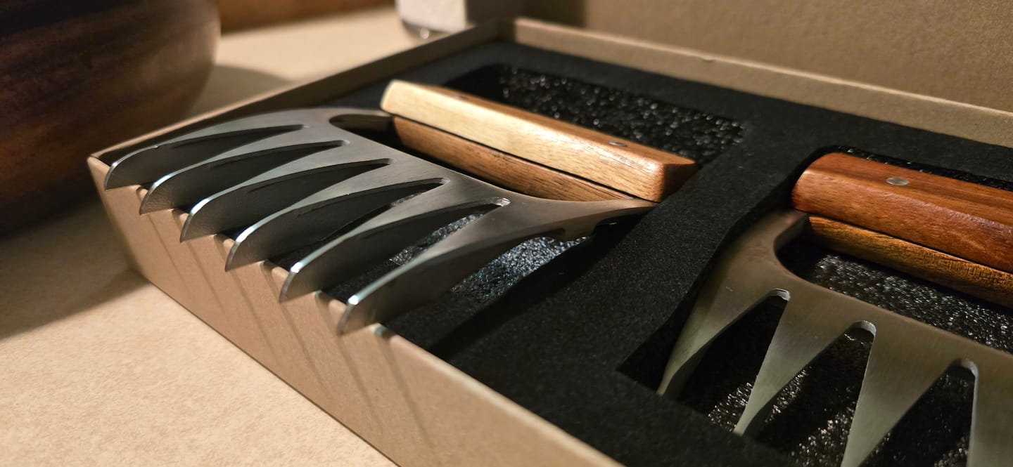 Customer photo review of Stainless Steel Meat Claws
