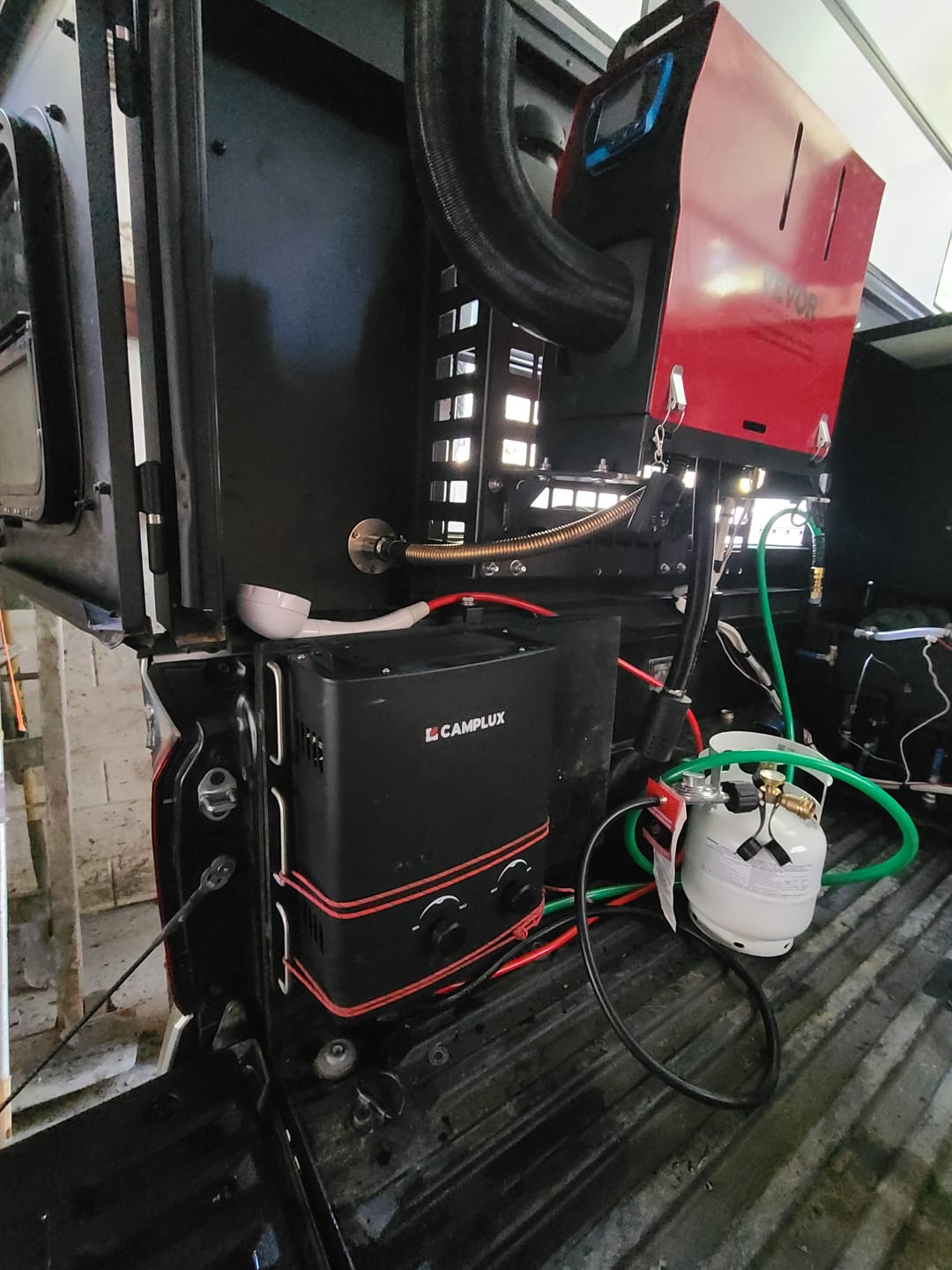 Customer photo review of Camplux Camper Water Heater