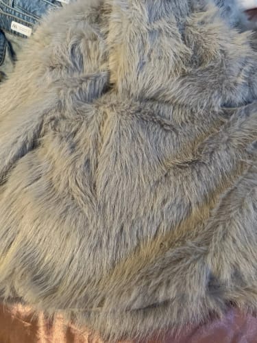 Customer photo review of Jenna Faux Fur Coat