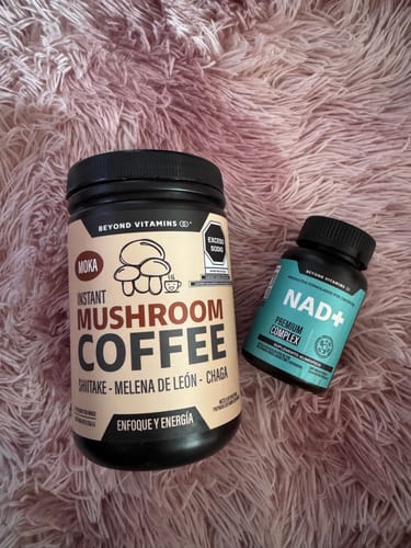 Customer photo review of Café Soluble con Hongos Melena de León, Shiitake y Chaga - 27 porciones
