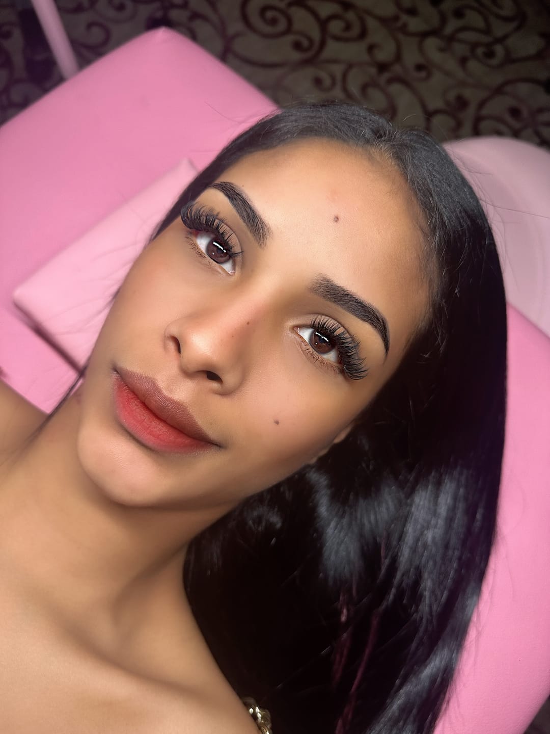 Customer photo review of Premium Eyelash Extensions 0.03mm