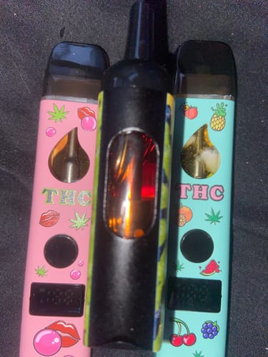 Customer photo review of Gold Spectrum Fruity THCA 2mL Disposable