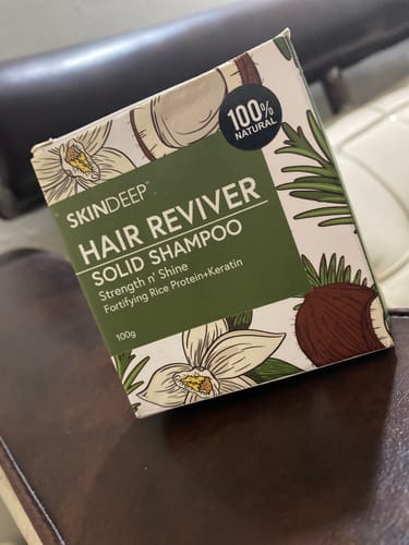 Customer photo review of HAIR REVIVER - Rice Protein Solid Shampoo